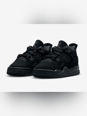 Jordan 4 Retro OG Black/Graphite Toddler Shoe Box